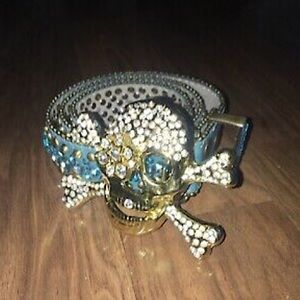 BB Simon inspired Skull Iced Out Belt
